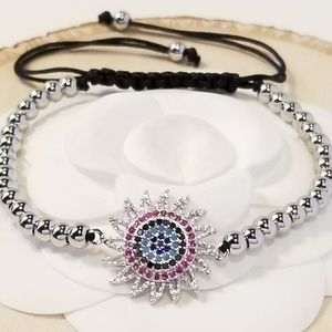 NEW Multi Colors Pave CZ Bracelet